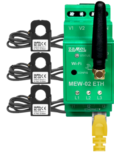 MONITOR ENERGII ELEKTRYCZNEJ WI-FI 3F+N - zdjęcie 1