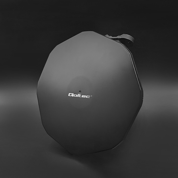 Qoltec Antena zewnętrzna DVB-T2 | VHF/UHF | Czarna - zdjęcie 10