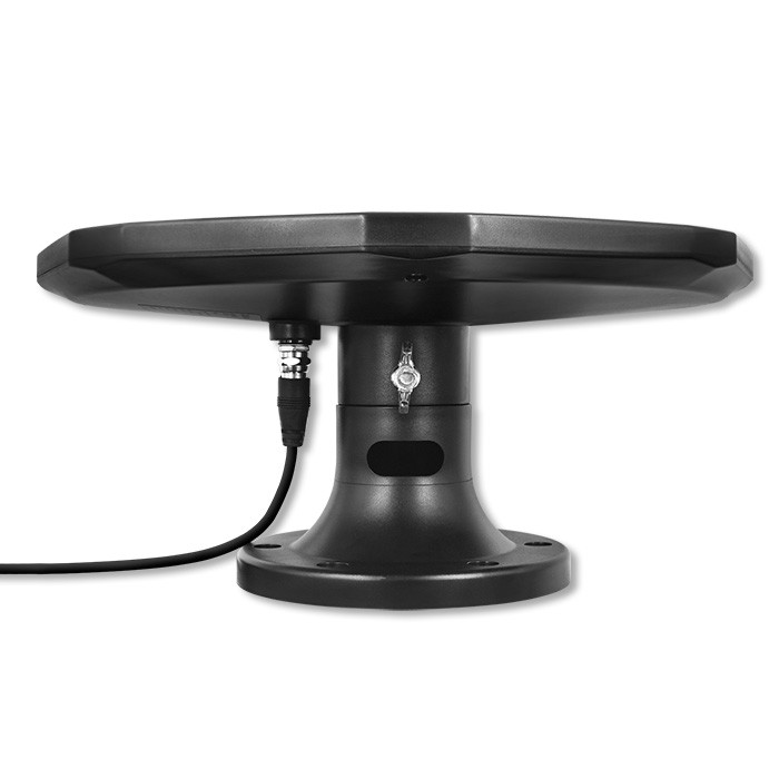 Qoltec Antena zewnętrzna DVB-T2 | VHF/UHF | Czarna - zdjęcie 5