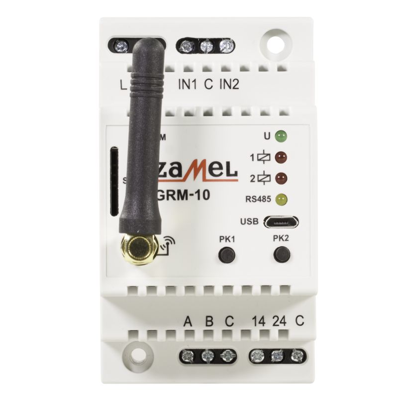 ZDALNY STEROWNIK GSM MODUŁOWY 2-KANAŁOWY TYP: GRM-10 - zdjęcie 1