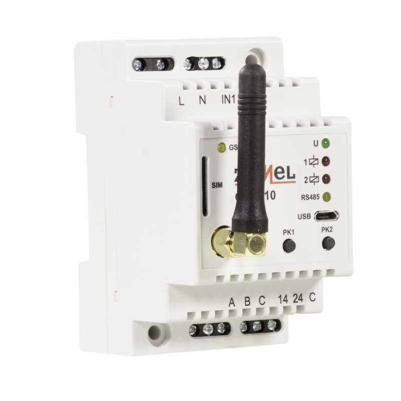 ZDALNY STEROWNIK GSM MODUŁOWY 2-KANAŁOWY TYP: GRM-10 - zdjęcie 3