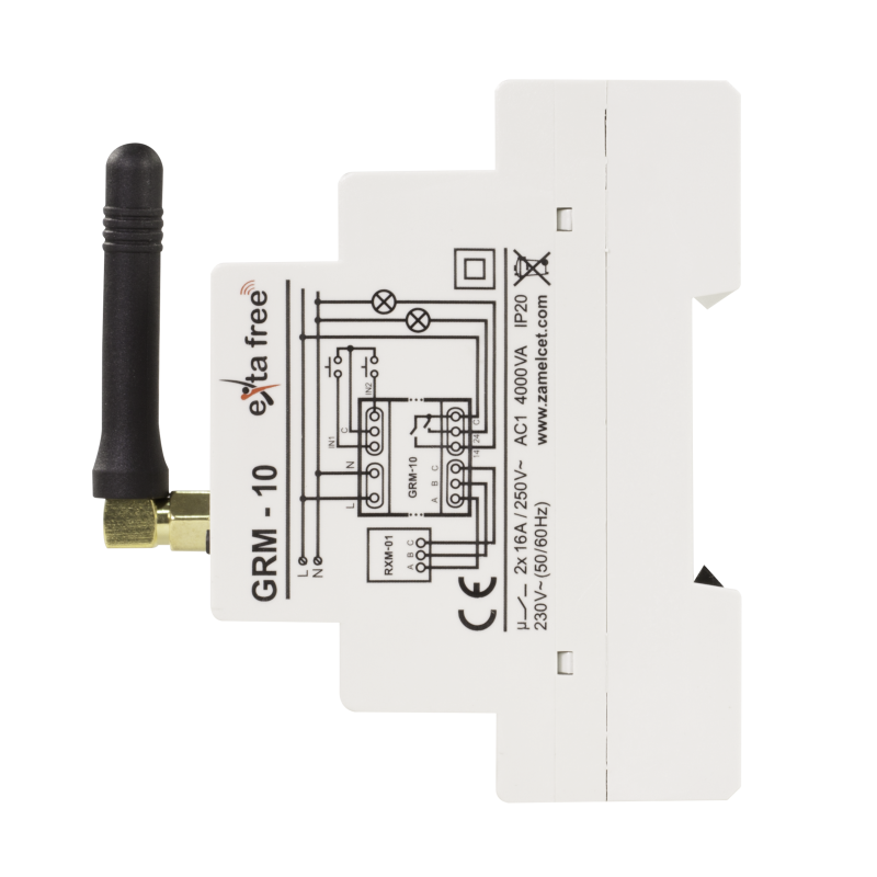 ZDALNY STEROWNIK GSM MODUŁOWY 2-KANAŁOWY TYP: GRM-10 - zdjęcie 4
