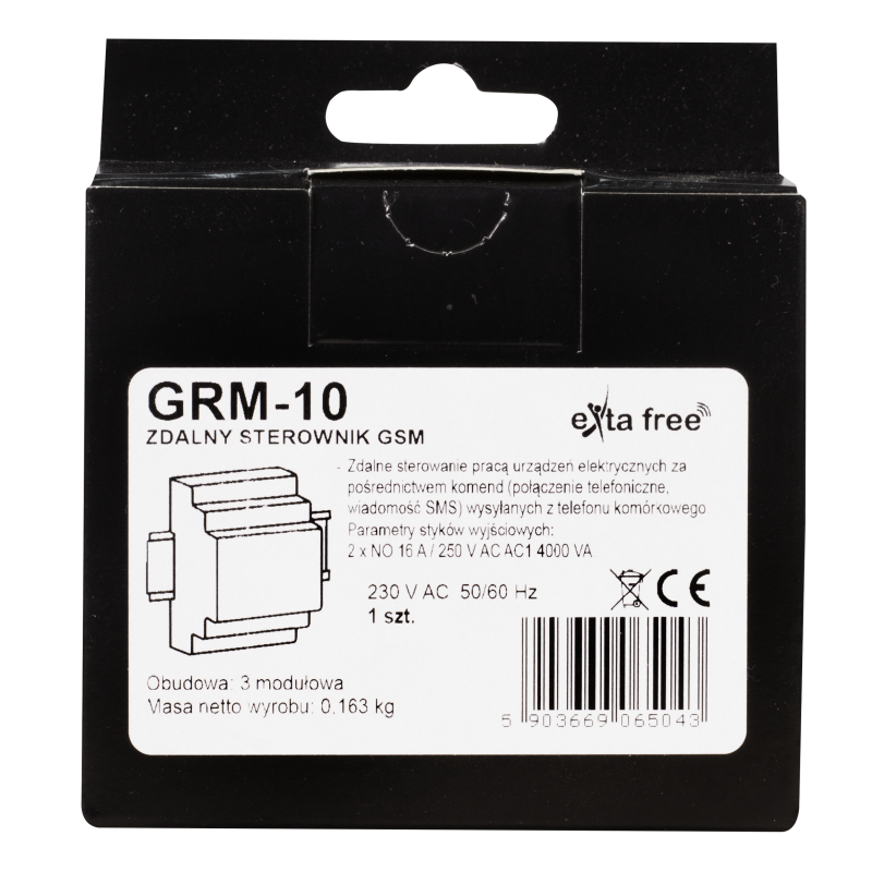 ZDALNY STEROWNIK GSM MODUŁOWY 2-KANAŁOWY TYP: GRM-10 - zdjęcie 5