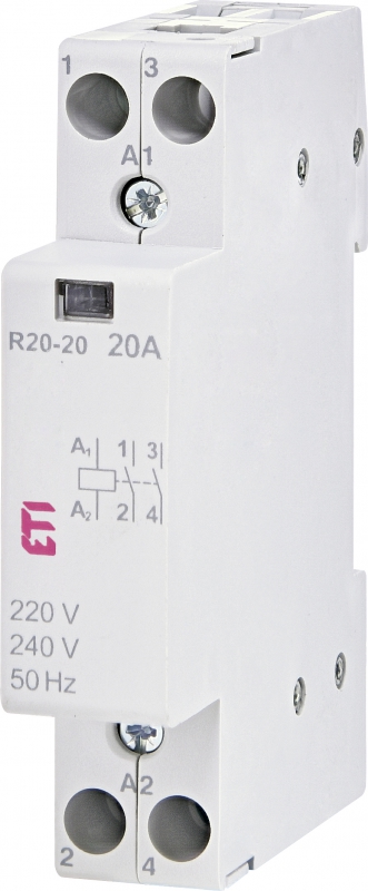 Stycznik modułowy 20A 230V AC 2Z 0R R 20‑20