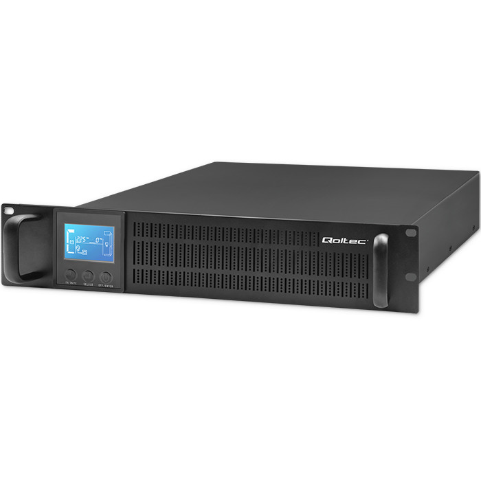 Qoltec Zasilacz awaryjny UPS RACK | 2kVA | 1600W | LCD - zdjęcie 1