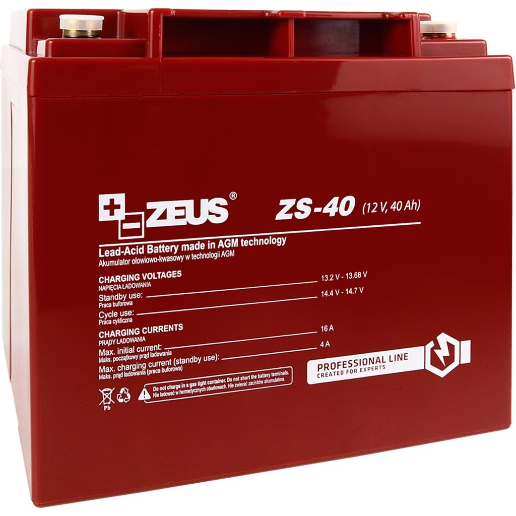 Akumulator bezobsługowy 40Ah/12V