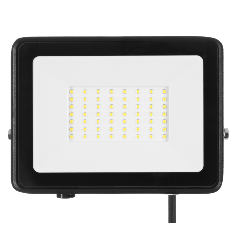Naświetlacz LED SOLIS 50W 230V IP65 czarny, barwa biała ciepła TYP: NAS-50WW - zdjęcie 1
