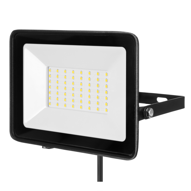 Naświetlacz LED SOLIS 50W 230V IP65 czarny, barwa biała ciepła TYP: NAS-50WW - zdjęcie 2