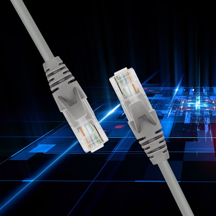 Qoltec Kabel Patchcord UTP | CAT5e | 2 x RJ-45 | 1m | High speed | Gold - zdjęcie 3