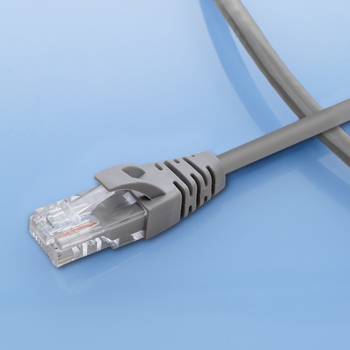 Qoltec Kabel Patchcord UTP | CAT5e | 2 x RJ-45 | 1m | High speed | Gold - zdjęcie 4