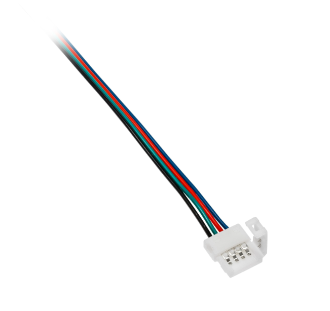 Złączka XC11 do taśm led RGB z przewodem 2m - zdjęcie 2