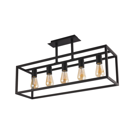 Lampa sufitowa CRATE V CZARNY
