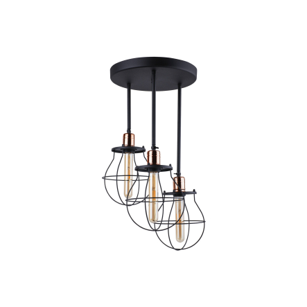 Lampa sufitowa MANUFACTURE III CZARNY