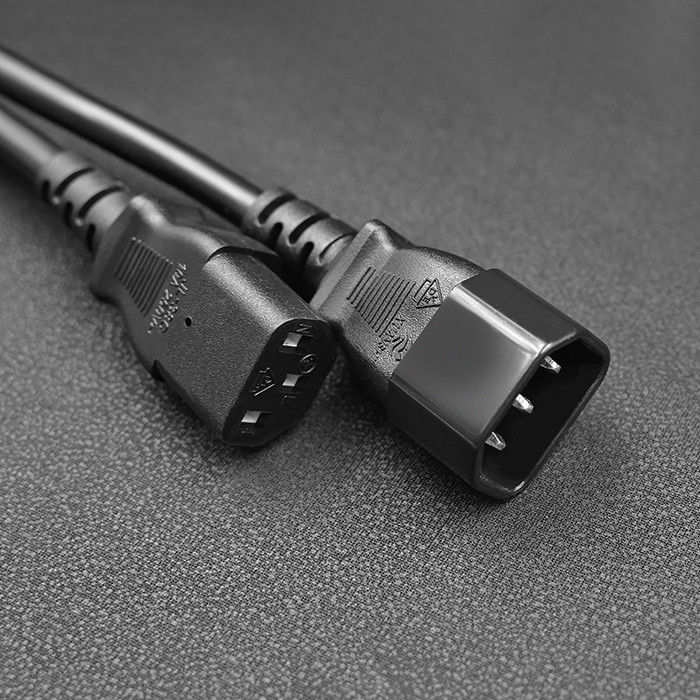 Qoltec Kabel przedłużający zasilający IEC C13/C14 | 3x1.00mm² | 5m - zdjęcie 3