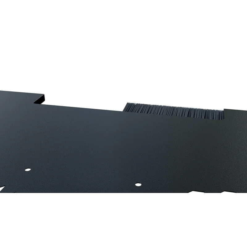 Szafa RACK 19" 6U 450 wisząca Professional szkło czarna - zdjęcie 7