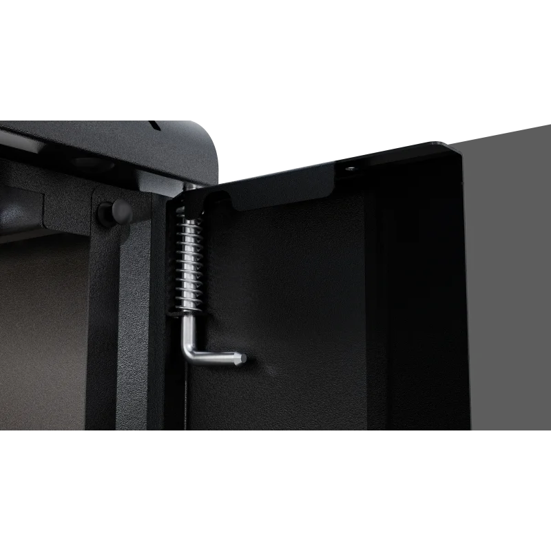 Szafa RACK 19" 6U 450 wisząca Professional szkło czarna - zdjęcie 8
