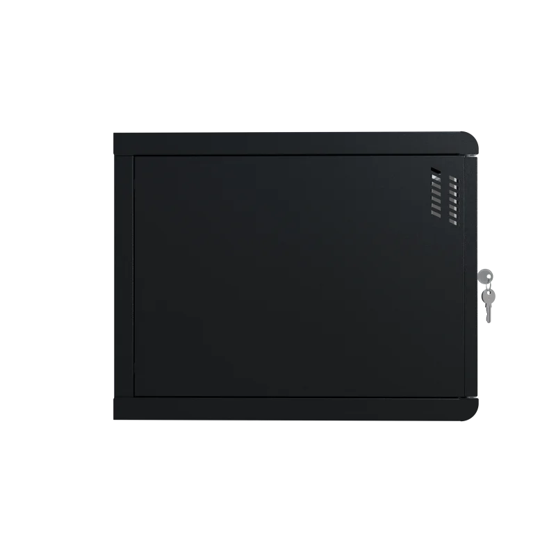 Szafa RACK 19" 6U 450 wisząca Professional szkło czarna - zdjęcie 9