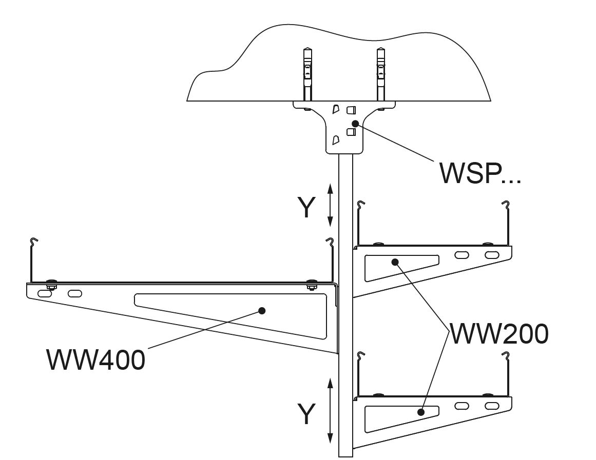 Wspornik WSP400 - zdjęcie 4