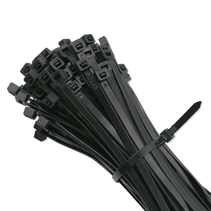 Qoltec Opaski zaciskowe Trytki kablowe | 4.8*500mm | 50szt. | Nylon66 | UV | Czarne - zdjęcie 2