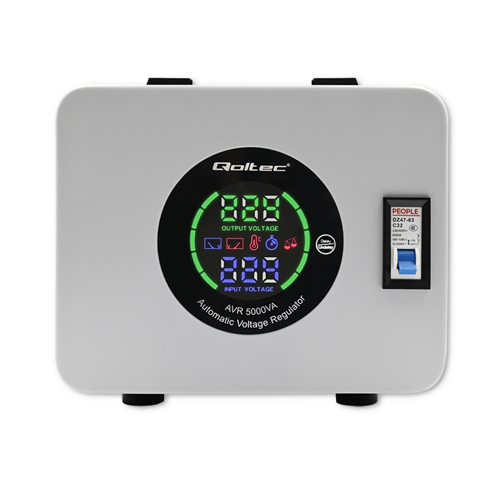 Qoltec Automatyczny stabilizator napięcia AVR 5000VA - zdjęcie 7