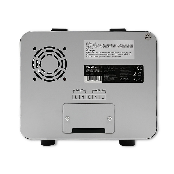 Qoltec Automatyczny stabilizator napięcia AVR 5000VA - zdjęcie 8