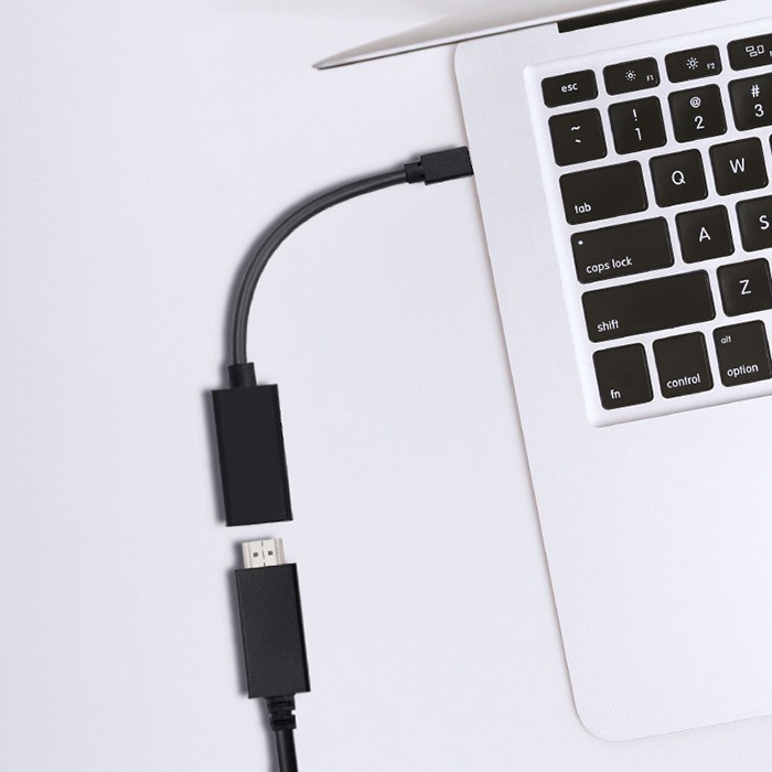 Qoltec Mini DisplayPort v1.1 męski | HDMI A żeński | 4K | 0.2m - zdjęcie 5