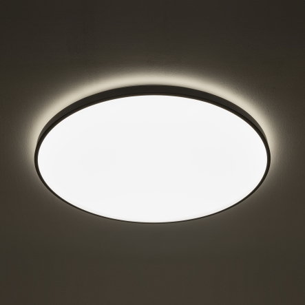 Plafon AGNES ROUND LED PRO 64W, 3000K CZARNY - zdjęcie 2