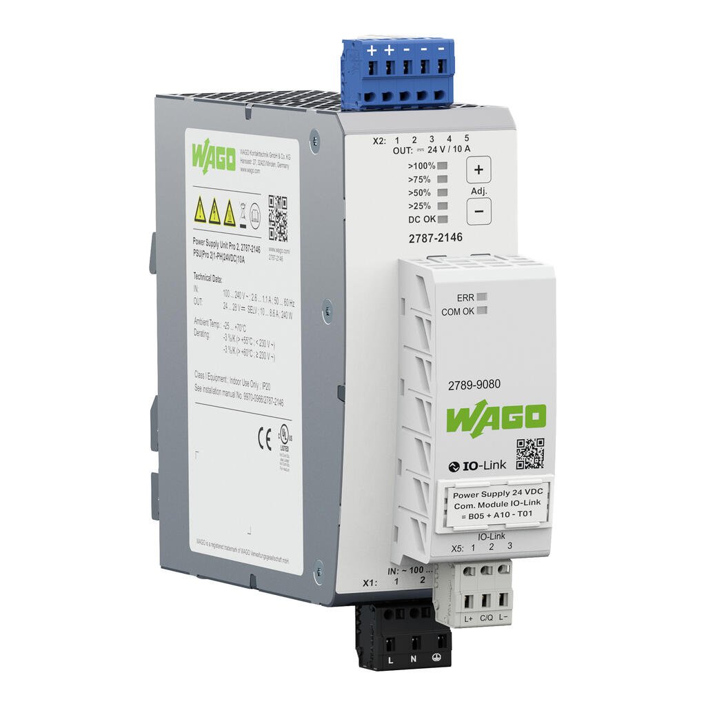 zasilacz; Pro 2; 1-faz.; napięcie wyjściowe 24 V DC; prąd wyjściowy 10 A; TopBoost + PowerBoost; z możliwością komunikacji - zdjęcie 2