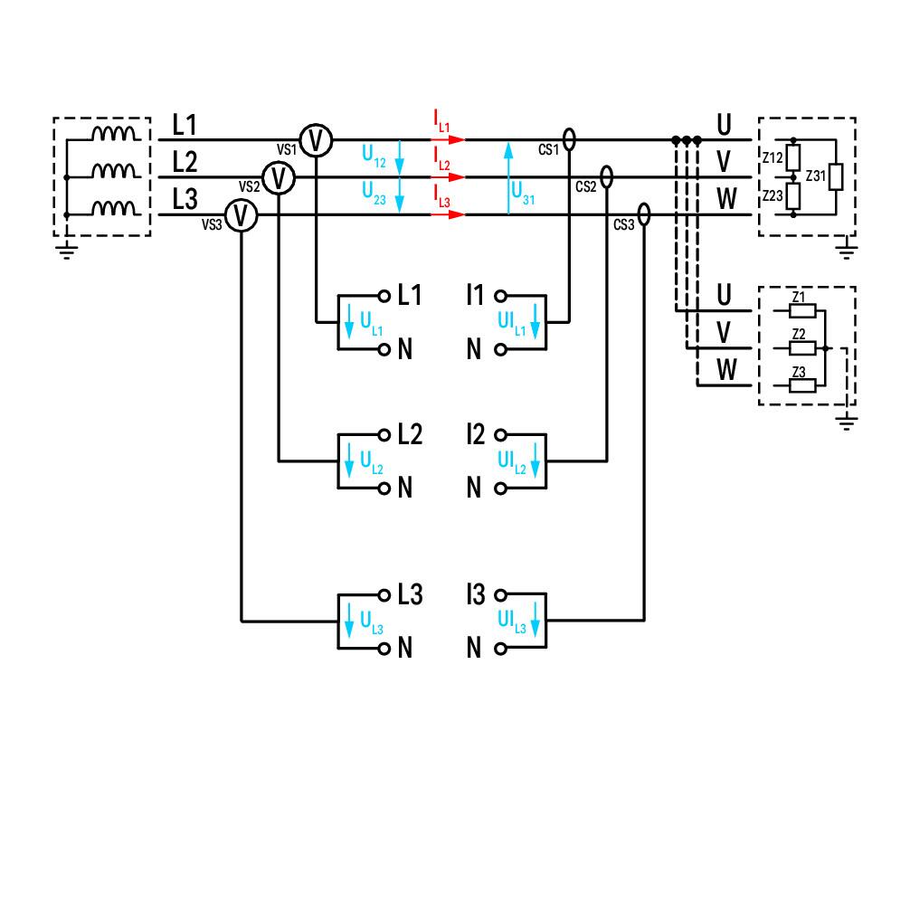 moduł pomiaru mocy 3-fazowy; 20 kV AC 300 A; ekstrem. - zdjęcie 3