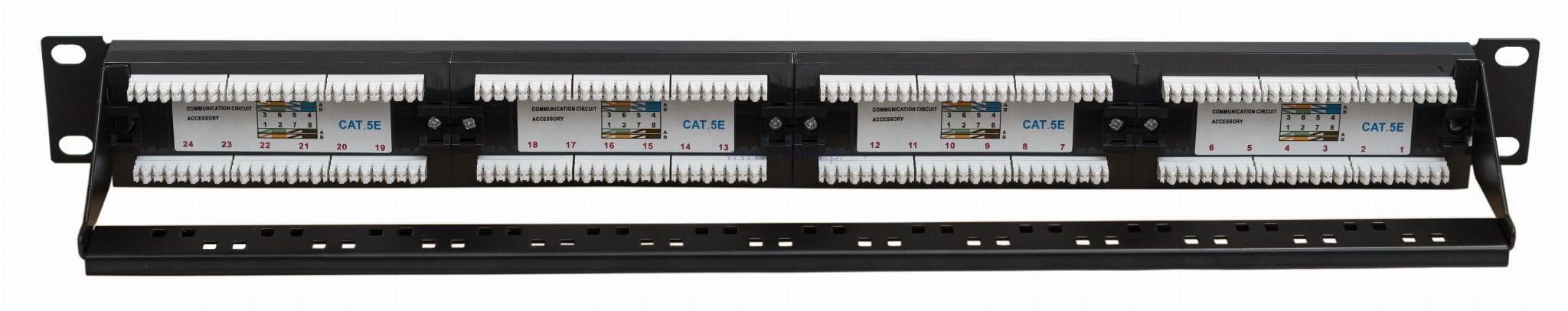 Patch Panel 24xRJ45 cat 5e TELMOR Q205-9100-604-15