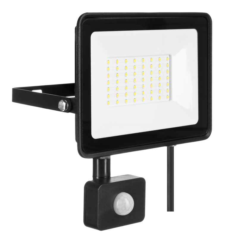 Naświetlacz LED SOLIS 50W 230V IP65 czarny, barwa biała ciepła TYP: NAS-50WW - zdjęcie 2