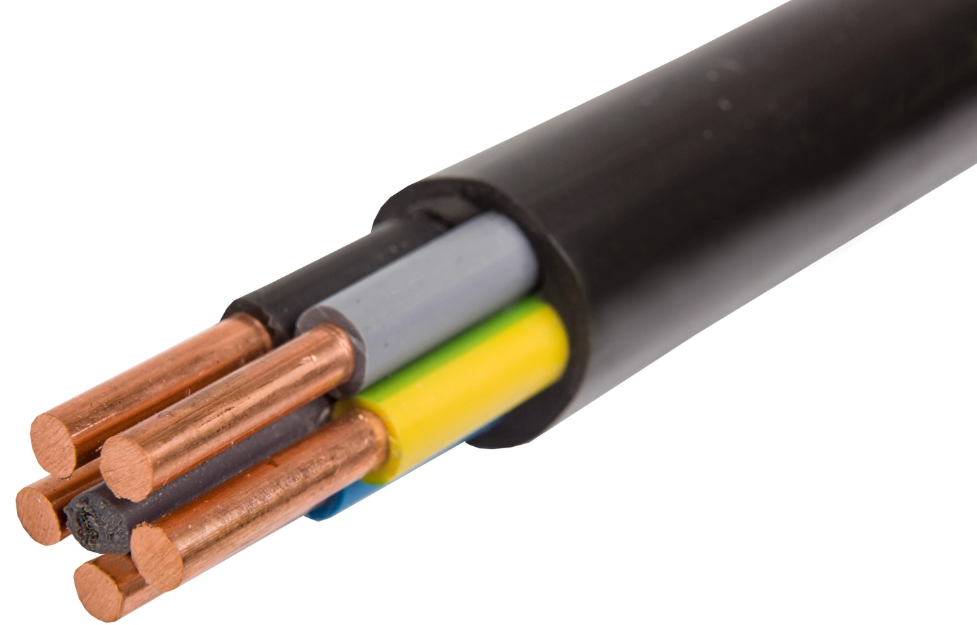 Kabel energetyczny YKY 5x2,5 żo 0,6/1kV /100m - zdjęcie 1