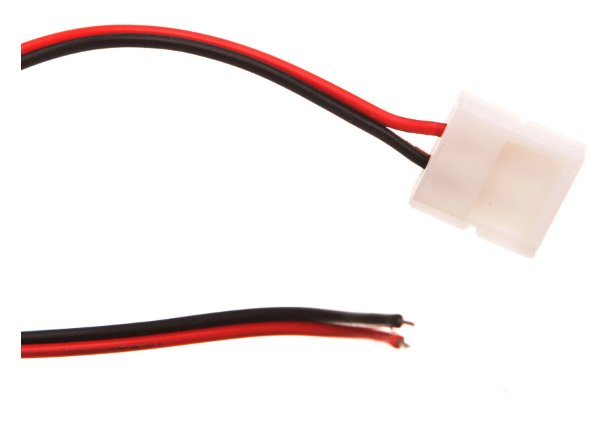 Złączka XC11 do taśm led 10mm z przewodem 2m - zdjęcie 1