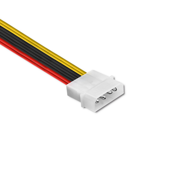 Qoltec Kabel adapter POWER MOLEX | 2xSATA | 0.2m - zdjęcie 5