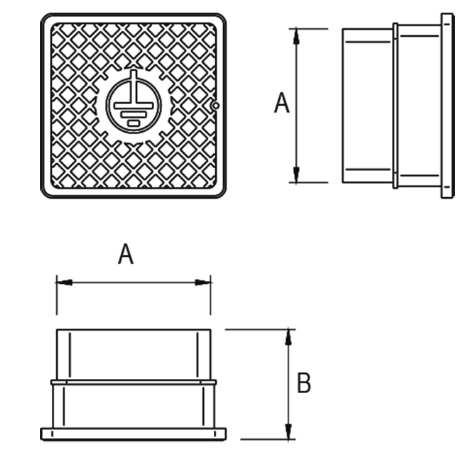 Skrzynka kontrolna do elewacji 140x140x100mm MAX 68.2 PL /96800208/ - zdjęcie 2