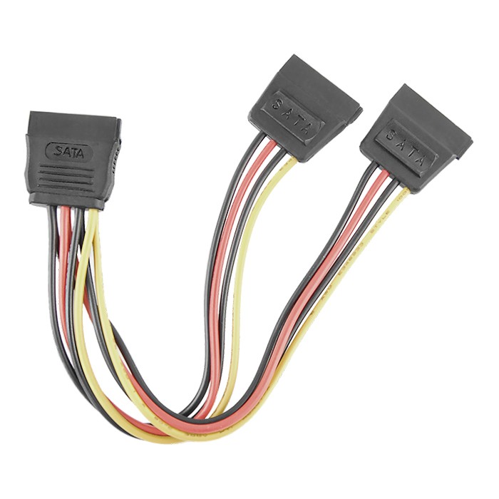 Qoltec Kabel rozgałęziacz SATA żeński | 2xżeński | 0.2m - zdjęcie 2