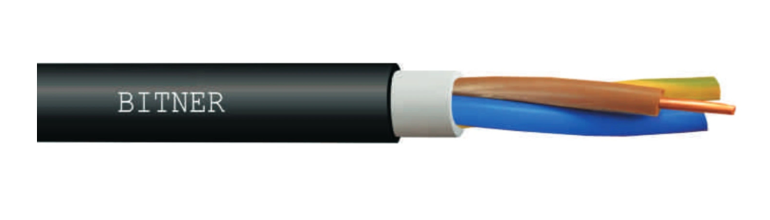 Kabel energetyczny bezhalogenowy N2XH‑J 5x10 0,6/1kV B61651 - 100m