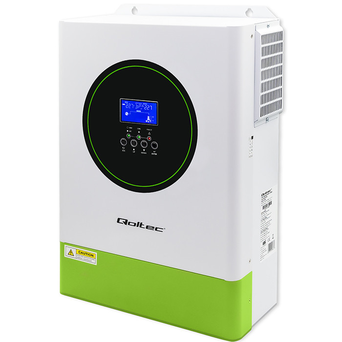 Qoltec Modularny Hybrydowy inwerter solarny Off-Grid 6200W | 120A | 48V | MPPT | do 12 jednostek | BMS | Sinus | opcja Wi-Fi | Power Factor 1.0 - zdjęcie 1