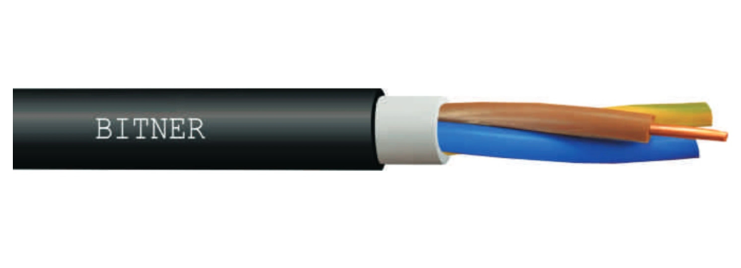 Kabel energetyczny bezhalogenowy N2XH‑J 4x1,5 0,6/1kV B61635 - 100m