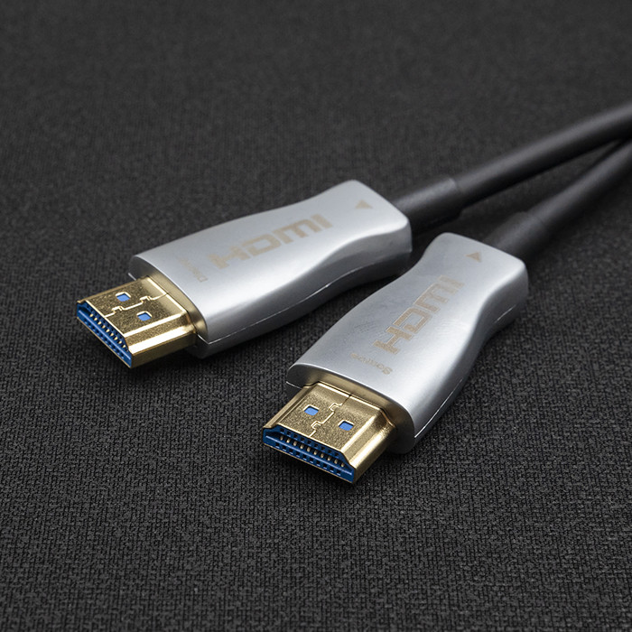 Qoltec Kabel HDMI v.2.0 | High speed | 4K | 60Hz | AOC | GOLD | 20m - zdjęcie 2