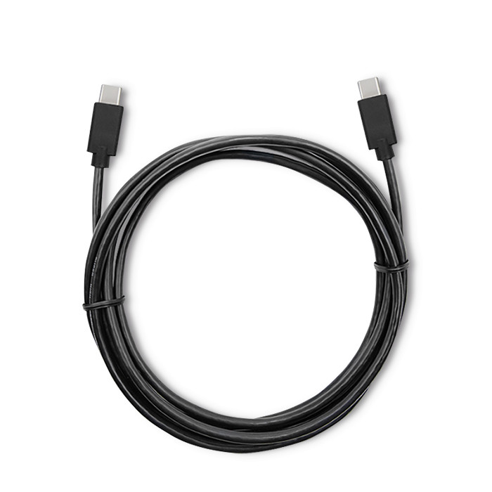 Qoltec Kabel USB 2.0 typ C męski | USB 2.0 typ C męski | 2m | Czarny - zdjęcie 4