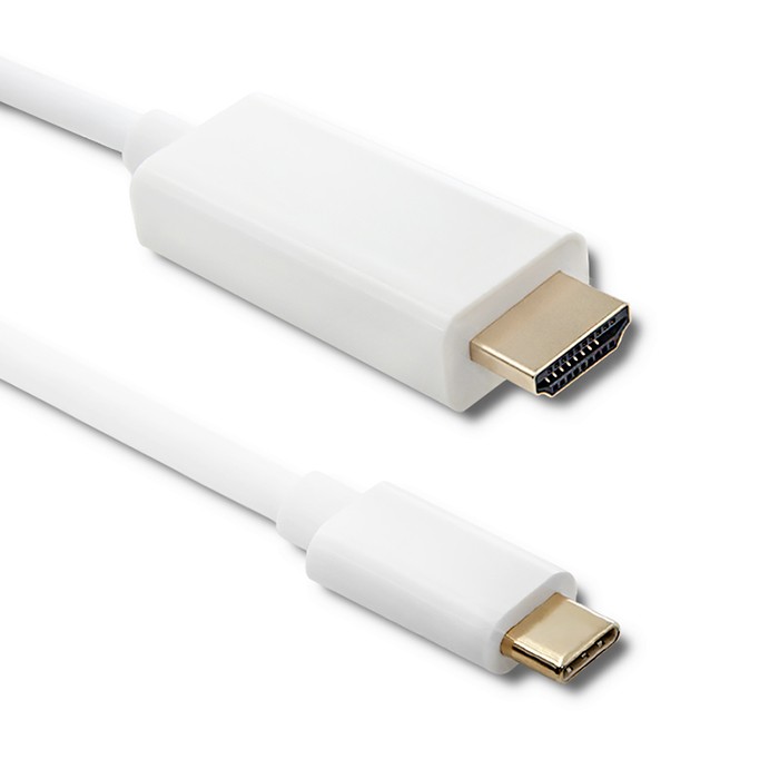 Qoltec Kabel USB 3.1 typ C męski/ HDMI A męski | 4K | Alternate mode | 2m - zdjęcie 1