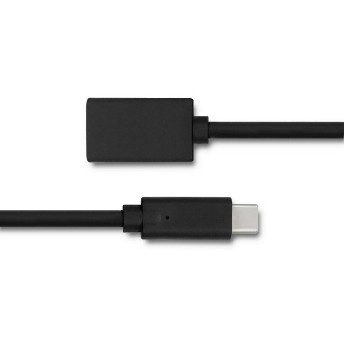 Qoltec Kabel USB 3.1 typ C męski | USB 3.0 typ A żeński | 0.25m - zdjęcie 3