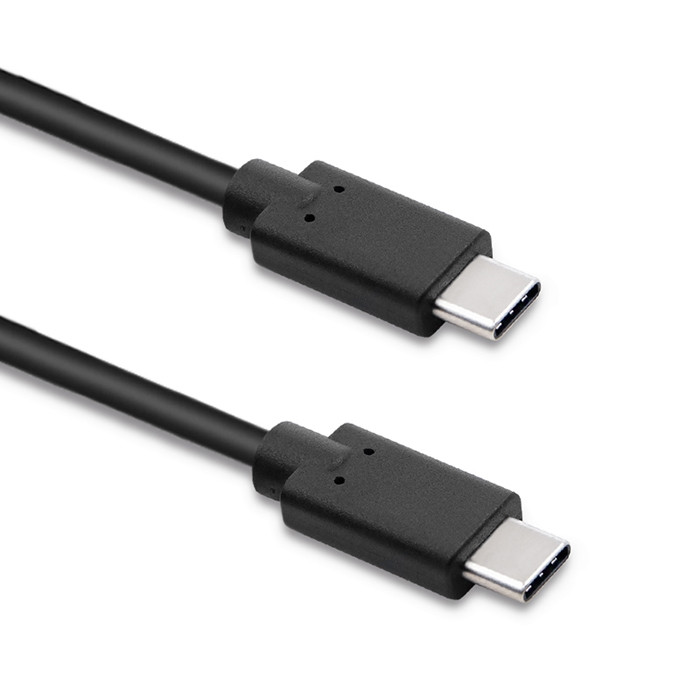 Qoltec Kabel USB 3.1 typ C męski | USB 3.1 typ C męski | 2m | Czarny - zdjęcie 2