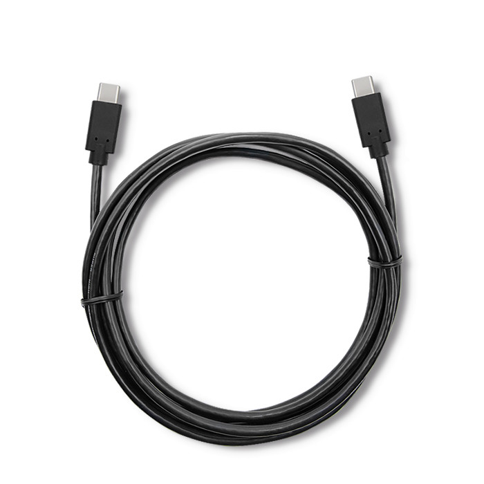 Qoltec Kabel USB 3.1 typ C męski | USB 3.1 typ C męski | 2m | Czarny - zdjęcie 4