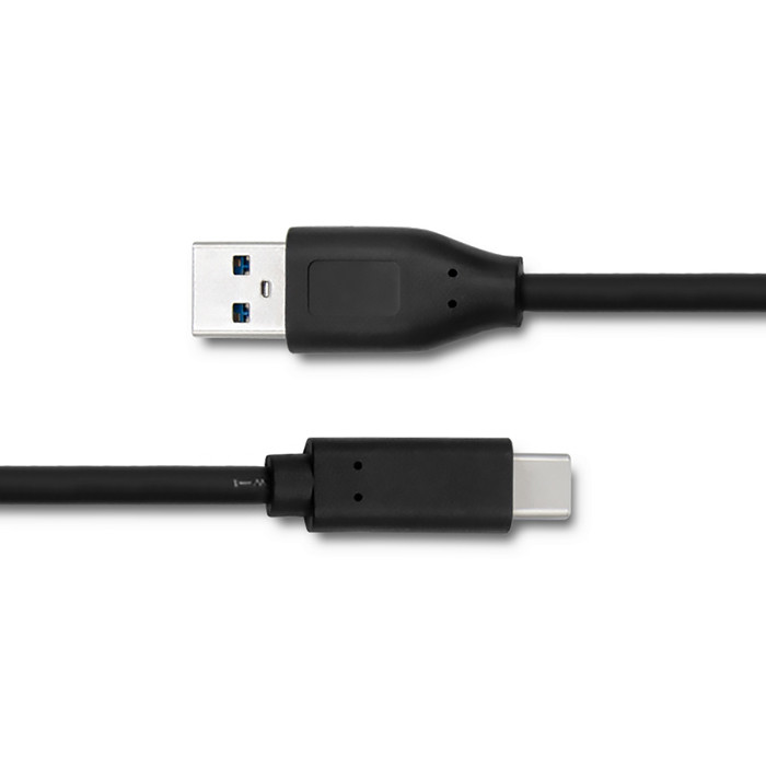 Qoltec Kabel USB typ C 3.1 męski  USB 3.0 typ A męski  0.25m - zdjęcie 3