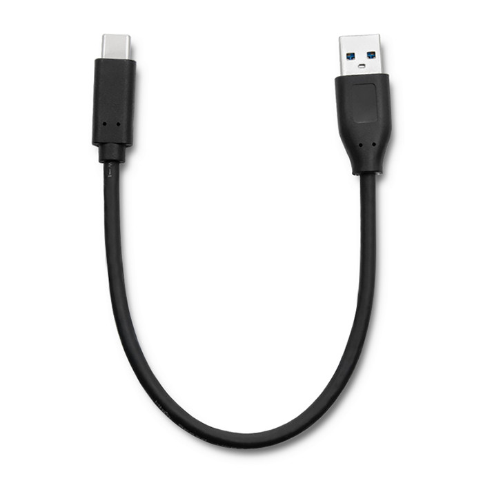 Qoltec Kabel USB typ C 3.1 męski  USB 3.0 typ A męski  0.25m - zdjęcie 4