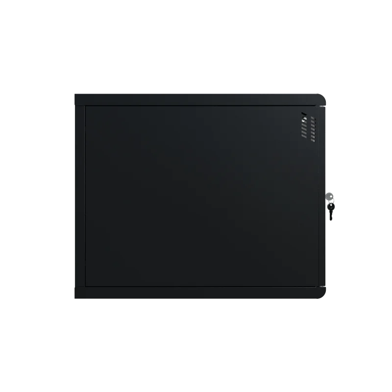 Szafa RACK 19" 9U 600 wisząca Professional szkło czarna - zdjęcie 9
