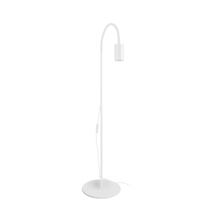 Lampa podłogowa regulowana EYE FLEX I BIAŁY
