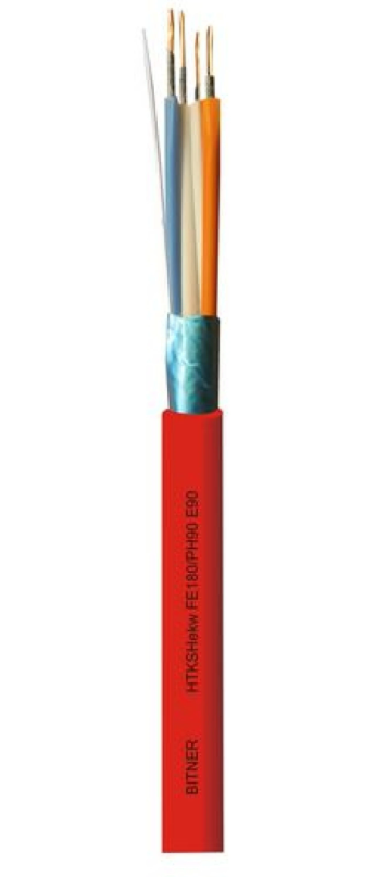 Kabel telekomunikacyjny ognioodporny HTKSHekw PH90 1x2x1,0 B10104 - 100m